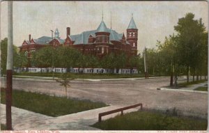 Eau Claire Wisconsin High School Unposted c1910 Postcard X5