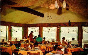 Vtg Rye NH The Pirates Cove Restaurant & Lounge Wallis Sands Beach Postcard