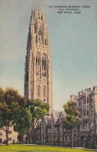 Connecticut New Haven Harkness Memorial Tower Yale University