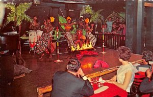 Limbo Dancers Perform in Jungle Room Hamilton Bermuda Unused 