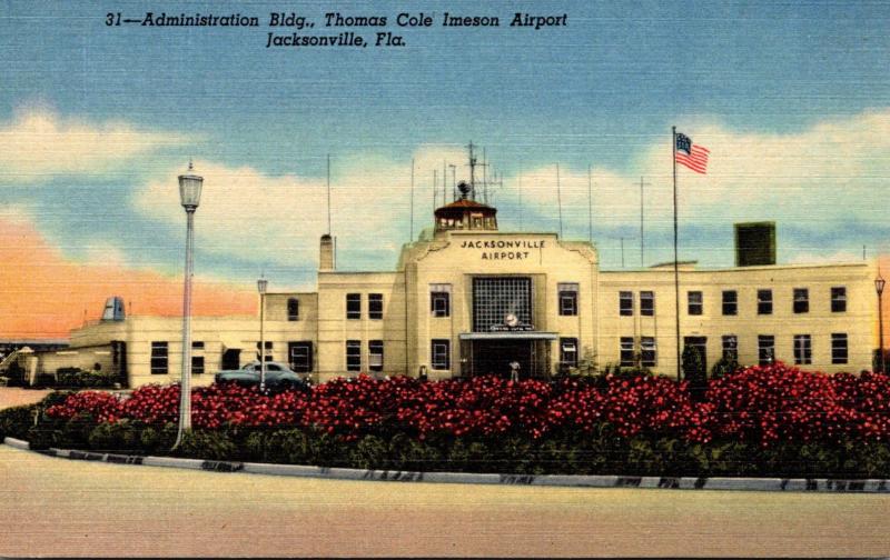 Florida Jacksonville Administration Building Thomas Cole Imeson Airport Curteich