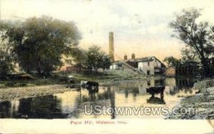 Paper Mill - Waterloo, Iowa IA