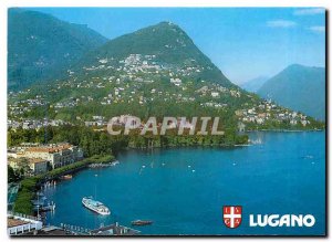 Postcard Modern Monte Bre Lugano