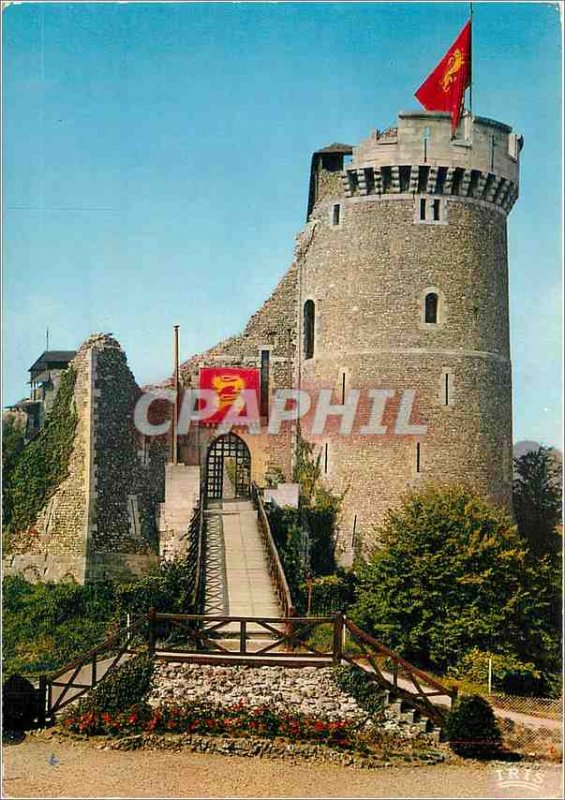 Postcard Modern Normandy The Ch�teau de Robert le Diable (XI) Moulineaux (SML)