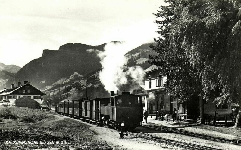 austria, ZELL AM ZILLER, Zillertalbahn, Zillertal Gauge Railway Steam Train