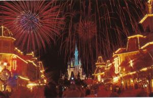 Fireworks over Cinderella Castle - Magic Kingdom FL, Florida