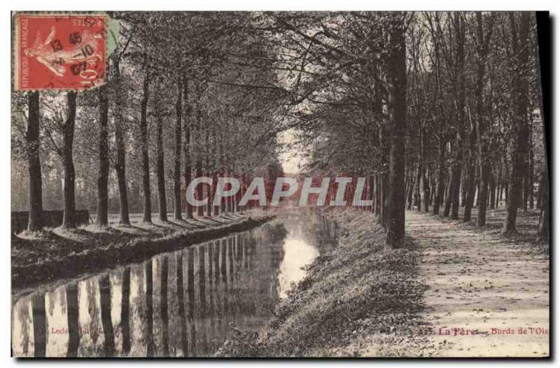 Old Postcard La Fere Bords de L Oise