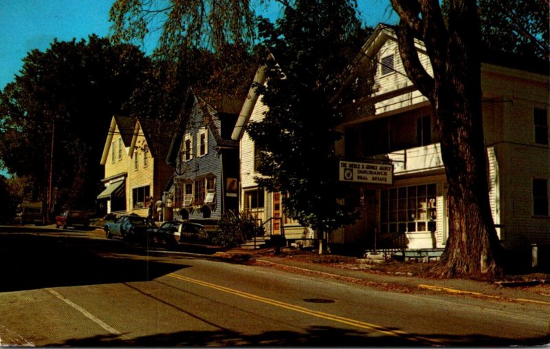 Maine Blue Hill Main Street 1980