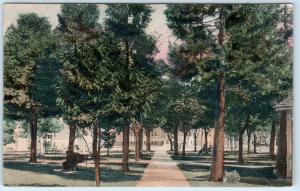 EUGENE, Oregon  OR   Handcolored  THE PLAZA   1908  Rieder Postcard