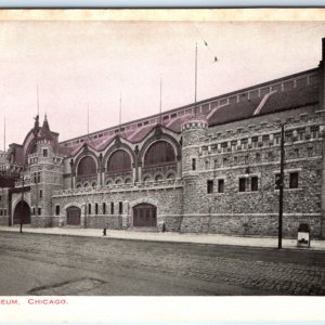 c1910s Chicago, IL Coliseum Litho Photo PC to Emily Cunningham Anamosa IA A157