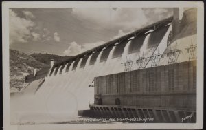 Grand Coulee Dam (8th Wonder of the World), WA - 1947 - RPPC