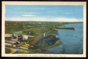 h2217 - TROIS RIVIERES Quebec Postcard 1930s St. Lawrence Paper Mill