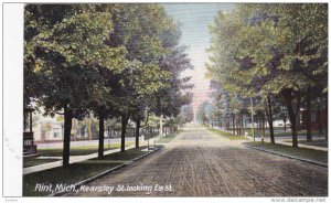 FLINT, Michigan, 1900-1910s; Kearsley Street Looking East