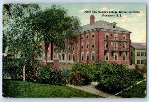Providence Rhode Island Postcard Miller Hall Women College Brown University 1915