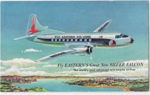 Fly Eastern's Great New Silver Falcon Airplane World's Advanced Twin Engine