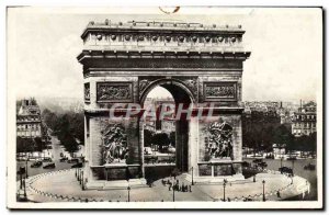 Postcard Modern Paris The Place de L & # 39Etoile L & # Triumph 39Arc