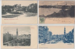 HAMBURG Germany 80 Vintage Postcards Mostly pre-1920 (L5354)