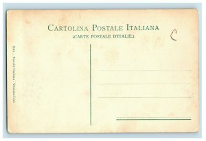 1908 Lido Venezia - Terrazza del Grande Stabilimento Bani Postcard People F1