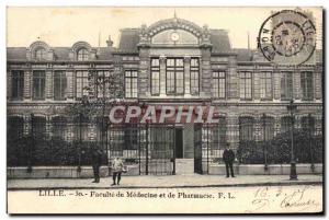 Old Postcard Faculty of Medicine and Pharmacy Lille