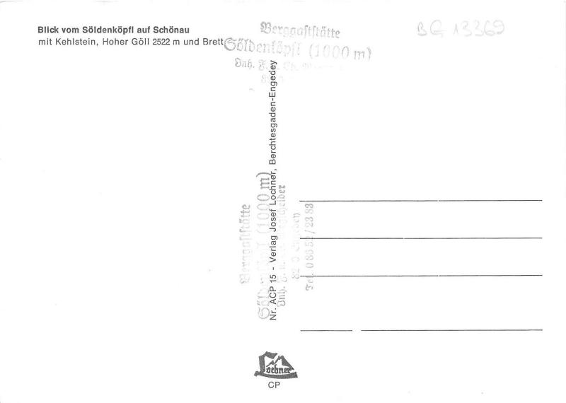 BG13369 blick vom soldenkopfl auf schonau kehlstein brett  germany