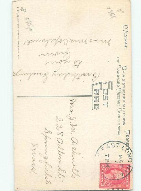 Divided-Back BIRDS SCENE Pretty Postcard AA8868