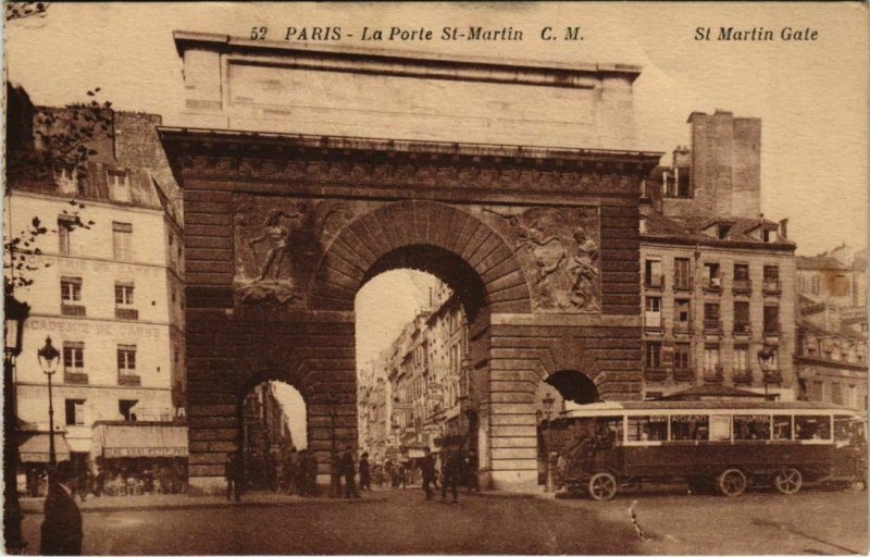 CPA PARIS 3e - La Porte Saint-Martin (54091)