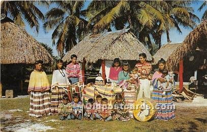 Miami Seminole Indians, Florida USA 1954 