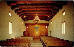 Interior St. Michael and All Angels Episcopal Church Tucson AZ Vtg Postcard K42