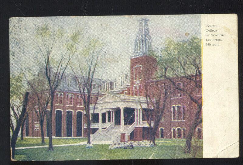 LEXINGTON MISSOURI CENTRAL COLLEGE FOR WOMEN VINTAGE ADVERTISING POSTCARD