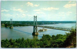 Postcard - Mid-Hudson Bridge, Highland - Poughkeepsie, New York
