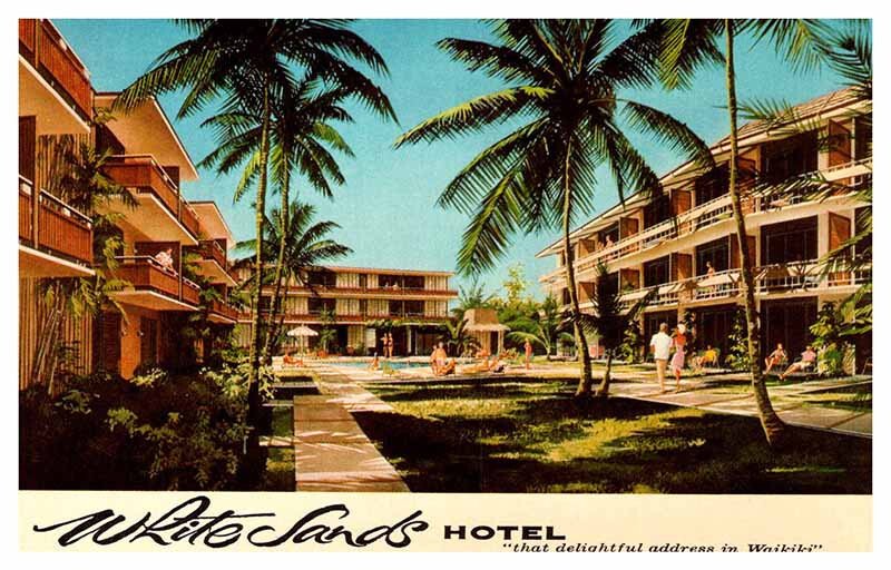 Postcard HOTEL SCENE Honolulu Hawaii HI AP1151