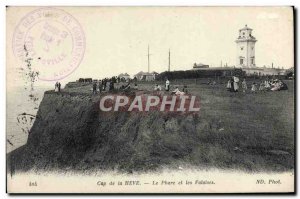 Old Postcard Le Havre Lighthouse and Cliffs