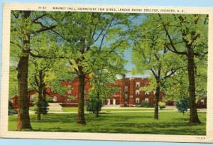 NC - Hickory, Lenoir Rhyne College, Mauney Hall (Dormitory for Girls)
