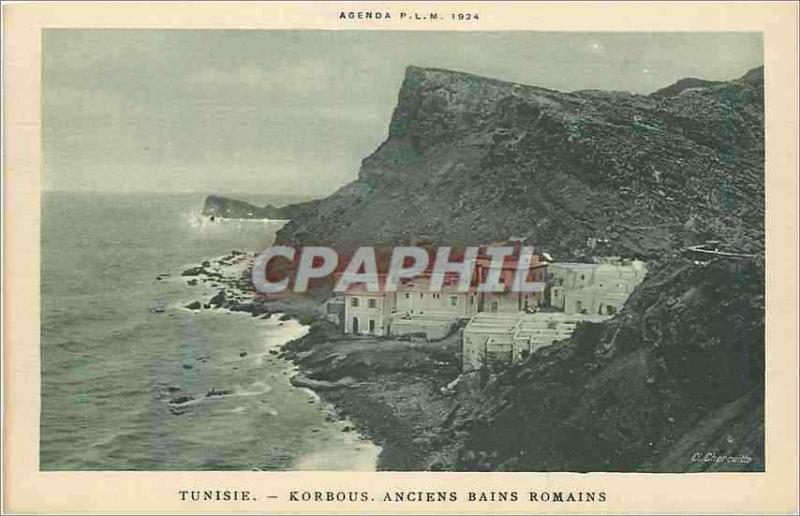 CPA Tunisie Korbous Anciens Bains Romains