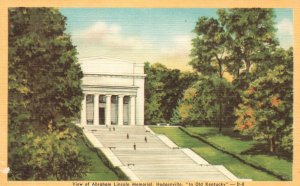 Vintage Postcard 1930's Abraham Lincoln Memorial Hodgenville Old Kentucky KY