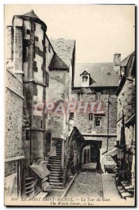 Old Postcard Mont Saint Michel La Tour Du Guet