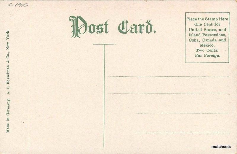 C-1910 Toledo Ohio Yacht Race Walbridge Park Bossleman postcard 13395