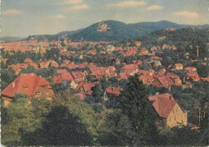 Postcard Germany wernigerode block zum schlob harz feudalmuseum panoramic view