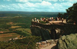 Vintage Postcard Lover's Leap Rock City Atop Lookout Mountain Chattanooga TN