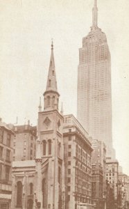 Vintage Postcard 1910's View of Marble Collegiate Church New York City N. Y.