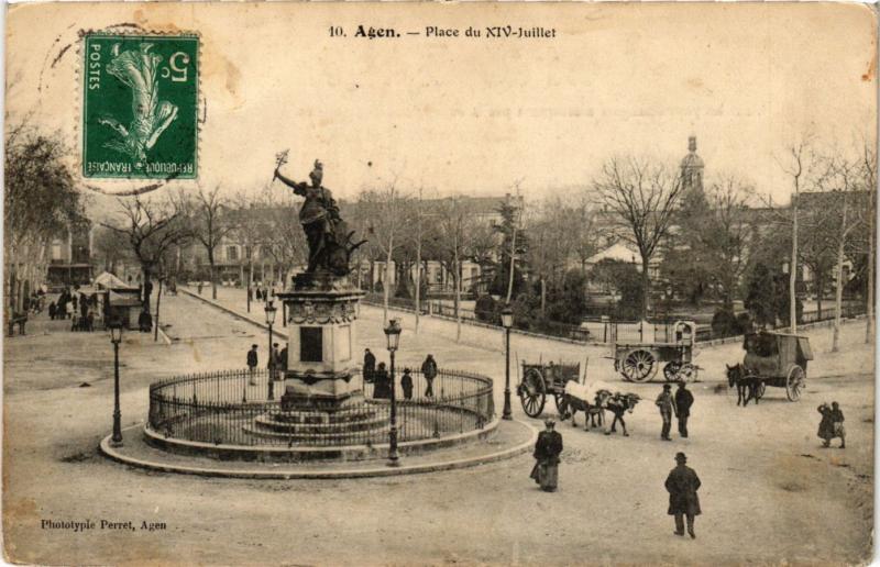 CPA Agen - Place du XIV-Juillet (638622)