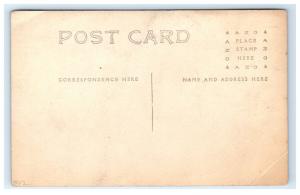 Postcard Aerial De Soto Wisconsin WI & Winneshiek Hill *2x corner bent* RPPC H15