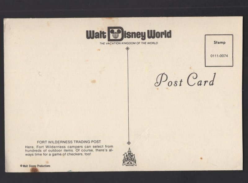 Walt Disney World interior FORT WILDERNESS Trading Post Outdoor Items - Chrome