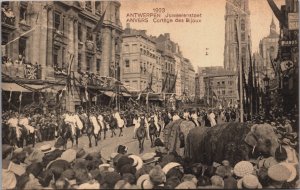 Belgium Antwerpen Juwelenstoet 1923 Praalwagens, Floats Antwerp Postcard C196