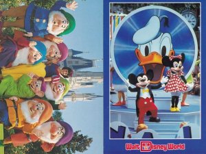 Walt Disney World Street Party Mickey Mouse 2x Postcard s