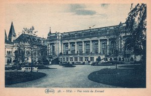 VINTAGE POSTCARD SPA TOWN IN BELGIUM PANORAMIC VIEW OF THE TOTAL COURSE c. 1920