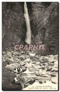 Old Postcard Luchon surroundings of Hell Cascade