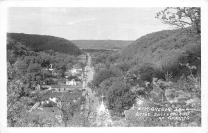 RPPC LITTLE SWITZERLAND OF USA MCGREGOR IOWA REAL PHOTO POSTCARD (c. 1940s)