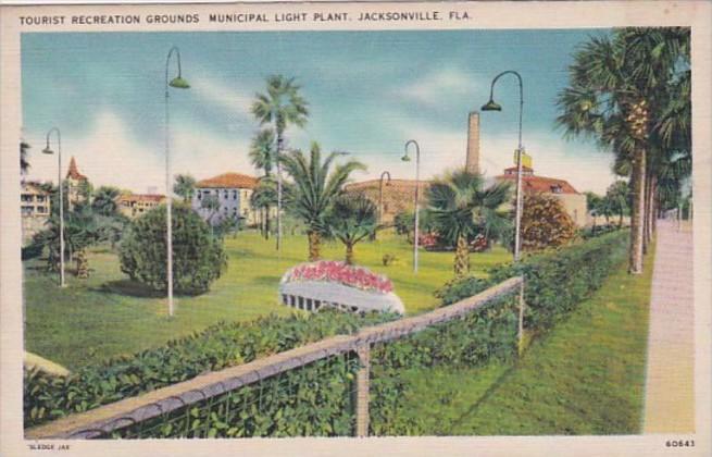 Florida Jacksonville Tourist Recreation Grounds Municipal Light Plant