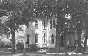 Paw Paw Michigan Methodist Church Real Photo Antique Postcard K101031